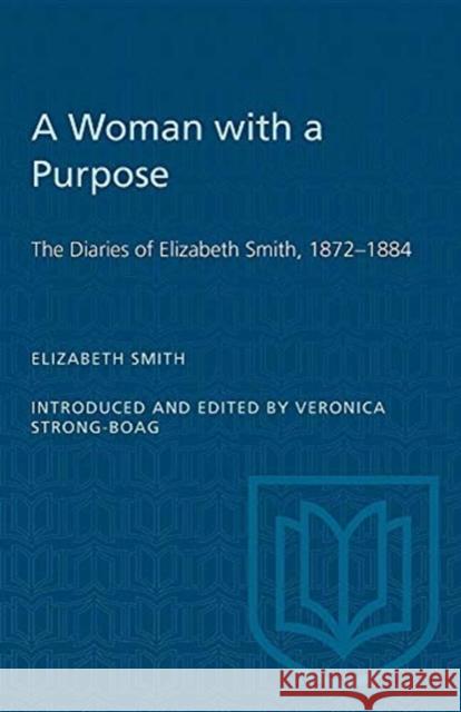 WOMAN PURPOSE DIARIES ELIZABETH SMITHP  9780802063977 TORONTO UNIVERSITY PRESS - książka