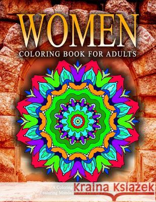 WOMEN COLORING BOOKS FOR ADULTS - Vol.17: relaxation coloring books for adults Charm, Jangle 9781519593337 Createspace Independent Publishing Platform - książka