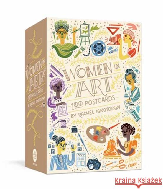 Women in Art: 100 Postcards Rachel Ignotofsky 9780593233337 Clarkson Potter Publishers - książka