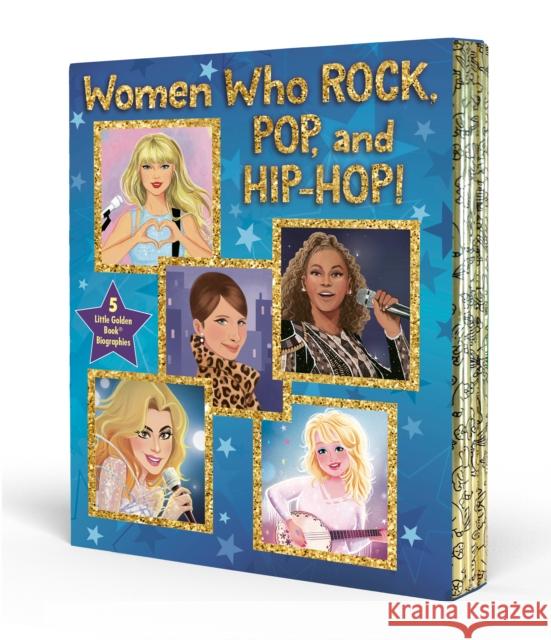 Women Who Rock, Pop, and Hip-Hop!: A Little Golden Book Biography Boxed Set Various 9780593814581 Golden Books - książka