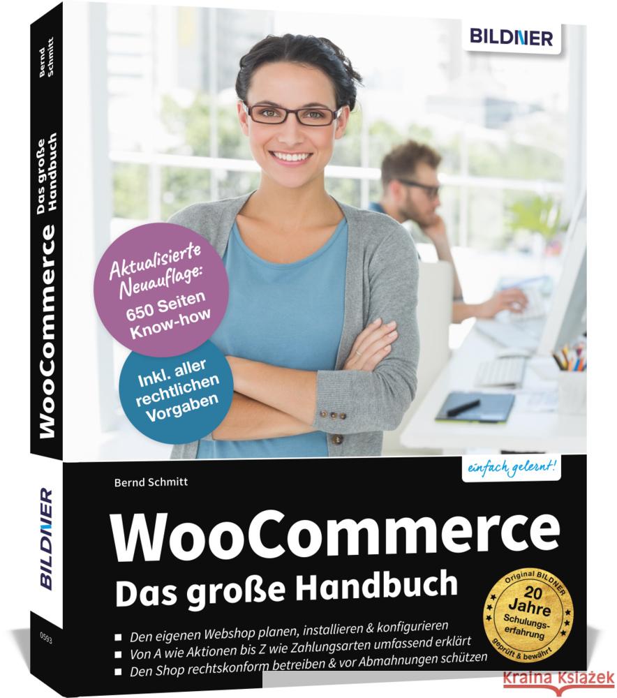 WooCommerce - Das große Handbuch Bernd, Schmitt 9783832805708 BILDNER Verlag - książka