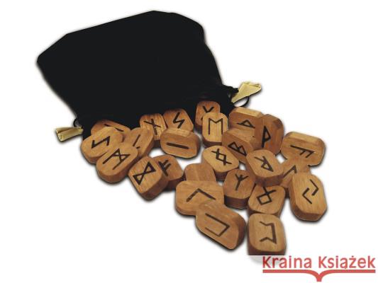 Wooden Runes Lo Scarabeo 9780738713960 Llewellyn Publications - książka