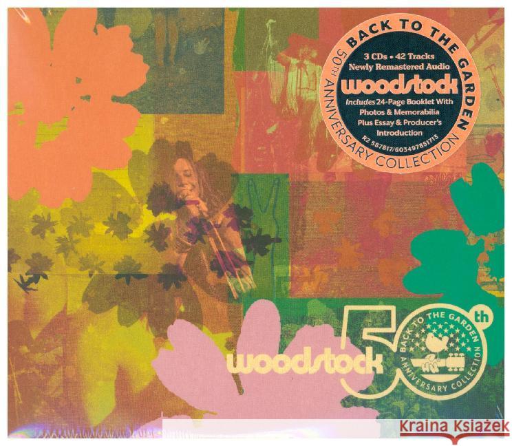 Woodstock: Back To The Garden, 3 Audio-CDs (50Th Anniversary - Limited Edition)  0603497851713 Warner/Elektra/Atlantic Corp - książka