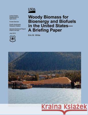 Woody Biomass for Bioenergy and Biofuels in the United States- A Briefing Paper Eric M. White 9781505914603 Createspace - książka