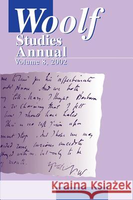 Woolf Studies Annual Vol 8 Mark Hussey 9780944473597 Pace University Press - książka