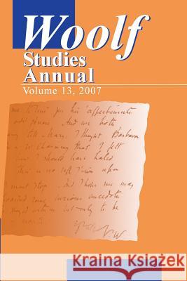 Woolf Studies Annual VOLUME 13 Hussey, Mark F. 9780944473801 Pace University Press - książka