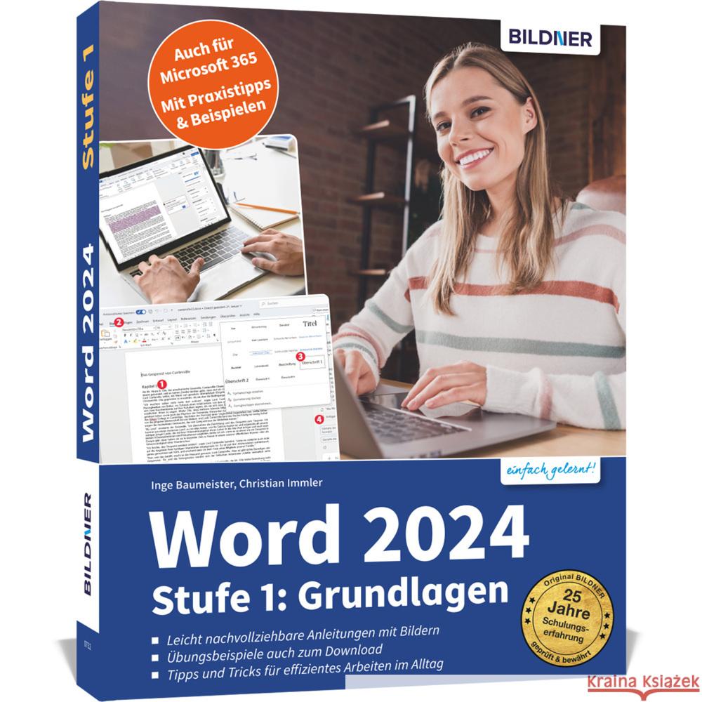 Word 2024 - Stufe 1: Grundlagen Baumeister, Inge, Immler, Christian 9783832807153 BILDNER Verlag - książka