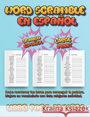 Word Scramble en espanol Hyperion Darby   9798398121636 Independently Published - książka