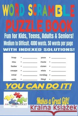 Word Scramble Puzzle Book Richard Mann 9781739983604 Amazing Puzzles - książka