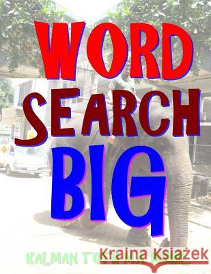 Word Search Big: 133 JUMBO PRINT Engaging Puzzles Toth M. a. M. Phil, Kalman 9781978038462 Createspace Independent Publishing Platform - książka