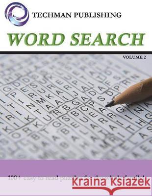 Word Search Volume 2 Techman Publishing 9781983210846 Independently Published - książka