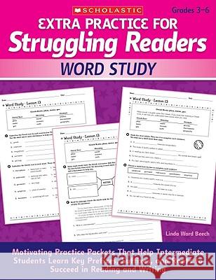 Word Study, Grades 3-6 Linda Beech 9780545124119 Scholastic Teaching Resources - książka