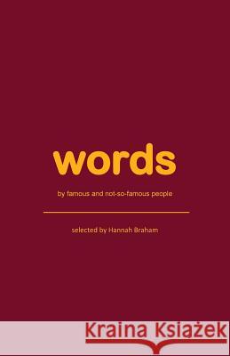 words Braham, Hannah 9780991144204 Cassidy - książka