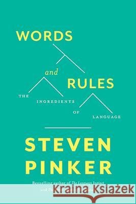 Words and Rules: The Ingredients of Language Steven Pinker 9780465072705 Basic Books (AZ) - książka