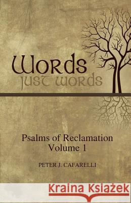 Words Just Words: Psalms of Reclamation - Volume 1 Peter J. Cafarelli Tara Allen 9781500782535 Createspace - książka