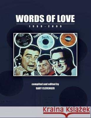 Words Of Love 1959-2009 Warran, Tony 9781519625335 Createspace Independent Publishing Platform - książka