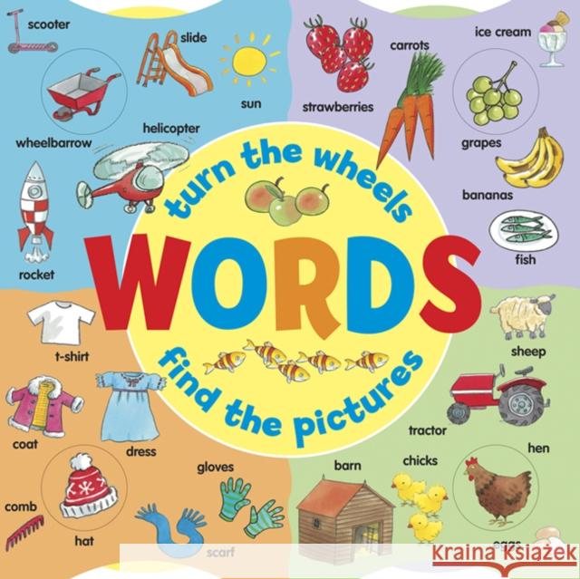 Words: Turn the Wheels - Find the Pictures Lewis Jan 9781861476609 Anness Publishing - książka