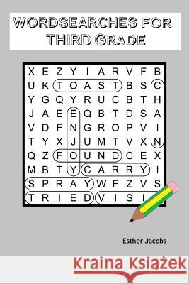 Wordsearches for Third Grade Esther Jacobs 9781517071653 Createspace Independent Publishing Platform - książka