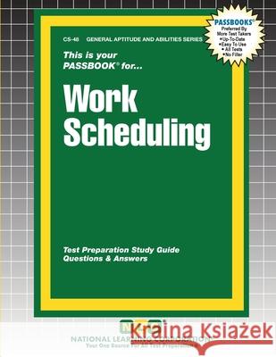 Work Scheduling Passbooks 9781799367482 National Learning Corp - książka