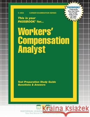Workers' Compensation Analyst Passbooks 9781799349341 National Learning Corp - książka