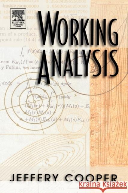 Working Analysis Jeffery Cooper 9780121876043 Academic Press - książka