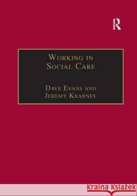 Working in Social Care: A Systemic Approach Evans, Dave 9781857423556  - książka