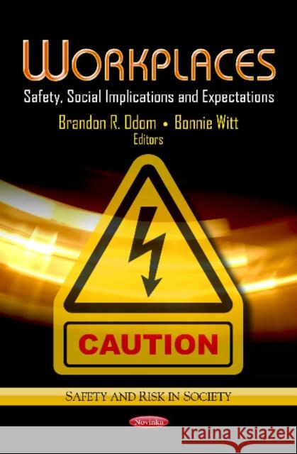 Workplaces: Safety, Social Implications & Expectations Brandon R Odom 9781620812693 Nova Science Publishers Inc - książka