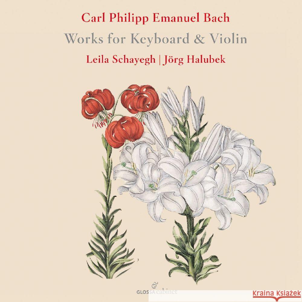 Works for Keyboard and Violin, 1 Audio-CD Bach, Carl Philipp Emanuel 8424562800359 Glossa - książka