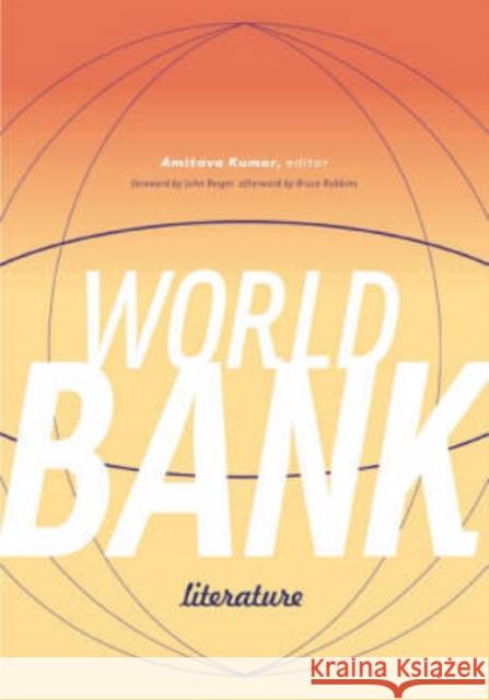 World Bank Literature Amitava Kumar 9780816638376  - książka