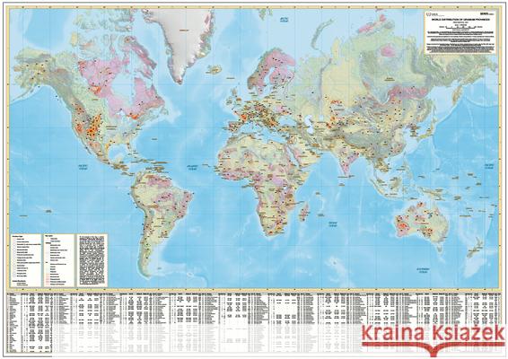 World Distribution of Uranium Provinces International Atomic Energy Agency 9789201324207 International Atomic Energy Agency - książka