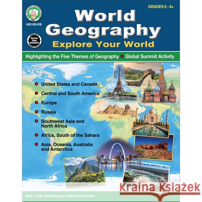 World Geography Mark A. Stange Rebecca Laratta 9781622239214 Mark Twain Media - książka