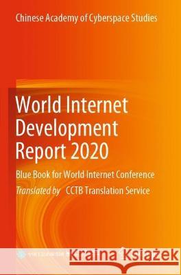 World Internet Development Report 2020  9789811693908 Springer Nature Singapore - książka