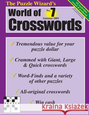 World of Crosswords No. 7 The Puzzle Wizard 9781493673032 Createspace - książka