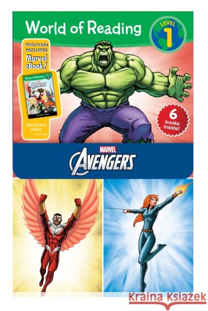 World of Reading Avengers Boxed Set: Level 1 [With E Books] Disney Book Group                        Disney Book Group 9781484704387 Marvel Press - książka