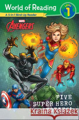 World of Reading: Five Super Hero Stories! Marvel Press Book Group 9781368055864 Marvel Press - książka