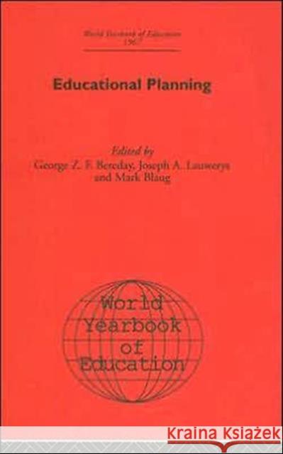 World Yearbook of Education: Educational Planning Bereday, George Z. F. 9780415392884 Routledge - książka