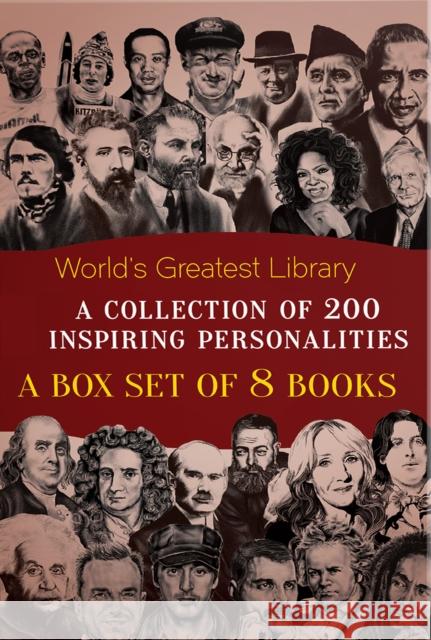 World's Greatest Library : A Collection of 200 Inspiring Personalities: Boxset of 8 Biographies Wonder House Books 9789390093960 Prakash Books - książka