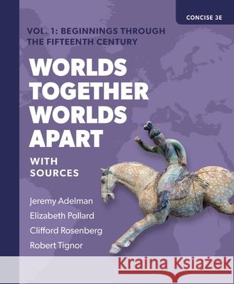 Worlds Together, Worlds Apart: A History of the World from the Beginnings of Humankind to the Present Jeremy Adelman Elizabeth Pollard Clifford Rosenberg 9780393532036 W. W. Norton & Company - książka