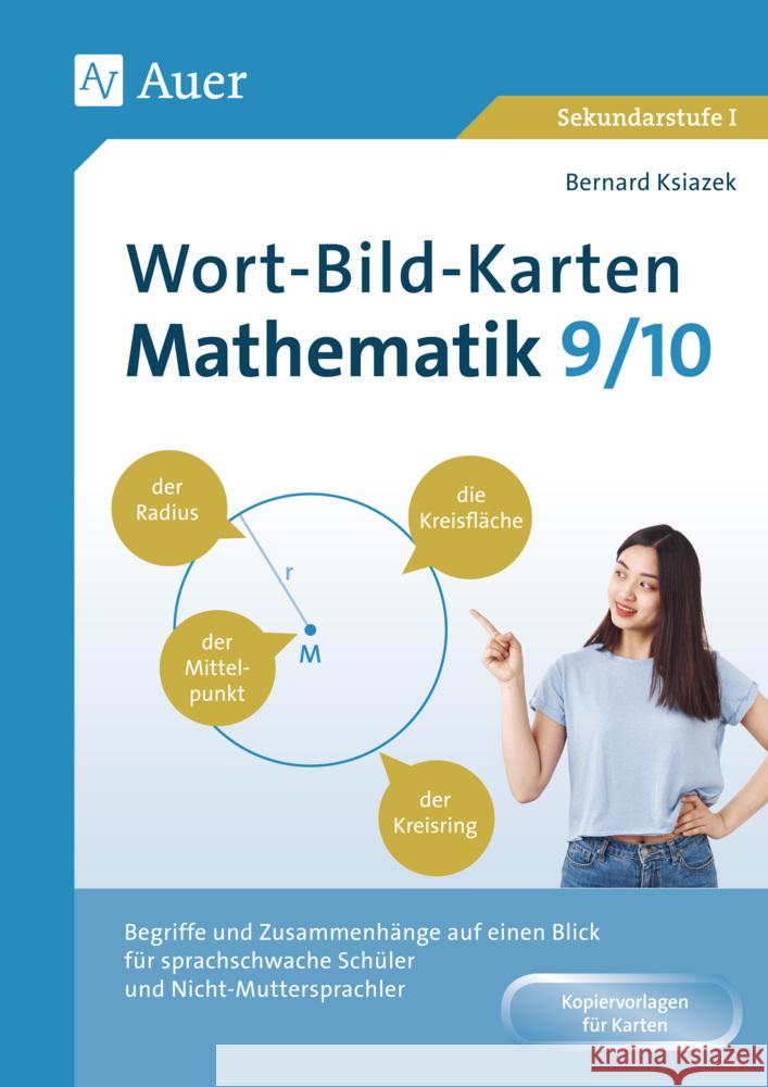 Wort-Bild-Karten Mathematik Klassen 9-10 Ksiazek, Bernard 9783403082552 Auer Verlag in der AAP Lehrerwelt GmbH - książka