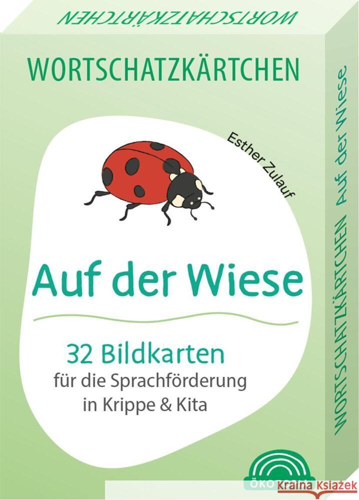 Wortschatzkärtchen: Auf der Wiese Zulauf, Esther 9783960463399 Klett Kita - książka