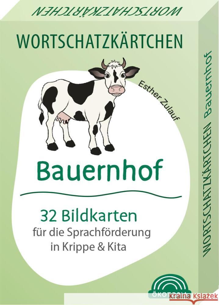 Wortschatzkärtchen: Bauernhof Zulauf, Esther 9783960463771 Klett Kita - książka