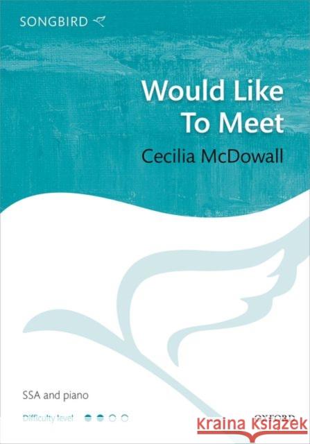 Would Like To Meet Cecilia McDowall   9780193402607 Oxford University Press - książka