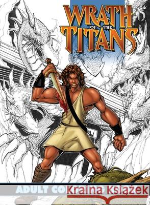 Wrath of the Titans: Adult Coloring Book Darren G. Davis 9781954044456 Tidalwave Productions - książka