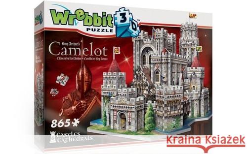 Wrebbit Puzzle 3D 865 el King Arthurs Camelot  0665541020162 Wrebbit Puzzles - książka