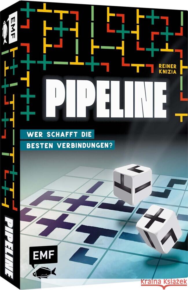 Würfelspiel: Pipeline - Wer schafft die besten Verbindungen? Knizia, Reiner 4260478342576 Edition Michael Fischer - książka