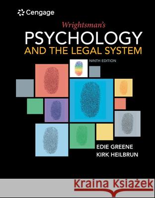 Wrightsman's Psychology and the Legal System Edith Greene Kirk Heilbrun 9781337570879 Wadsworth Publishing - książka