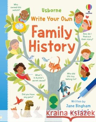 Write Your Own Family History Jane Bingham 9781836053439 Usborne Books - książka