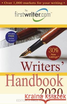 Writers' Handbook 2020 J. Paul Dyson 9781909935280 Jp&a Dyson - książka