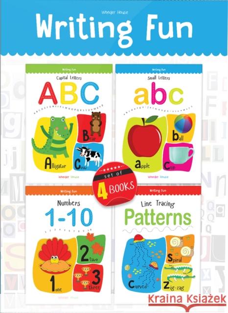 Writing Fun: Set of 4 Books Wonder House Books 9789387779778 Prakash Books - książka