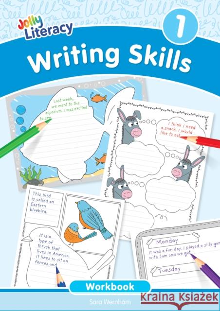 Writing Skills Workbook 1: In Precursive Letters (British English edition) Sara Wernham 9781835822722 Jolly Learning Ltd - książka